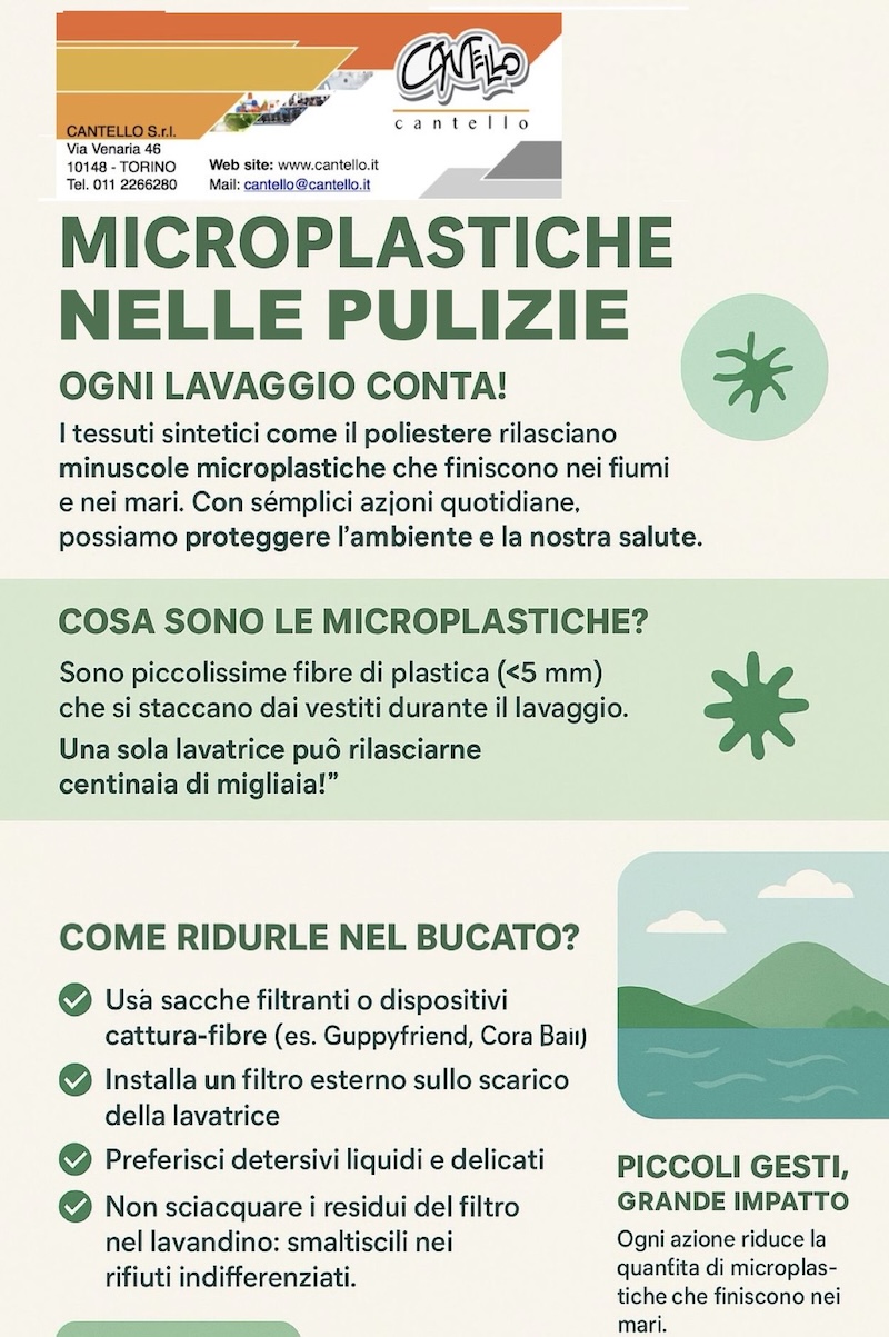 Le microplastiche stanno diventando un vero problema, ma il rimedio esiste.