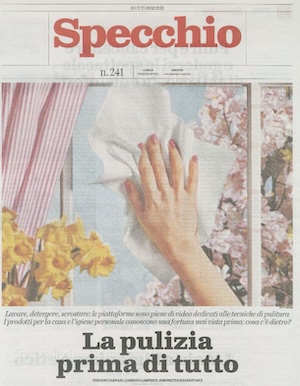 Sulla stampa di Torino un articolo che parlo dell'importanza della pulizia