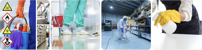 Quali sono i rischi a cui possono essere sottoposti i lavaratori del cleaning
